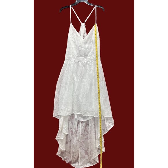 Rue 21 - Women's Summer Sleeveless High Low Hem Ruffle Floral Dress - White - 3X - Picture 7 of 16